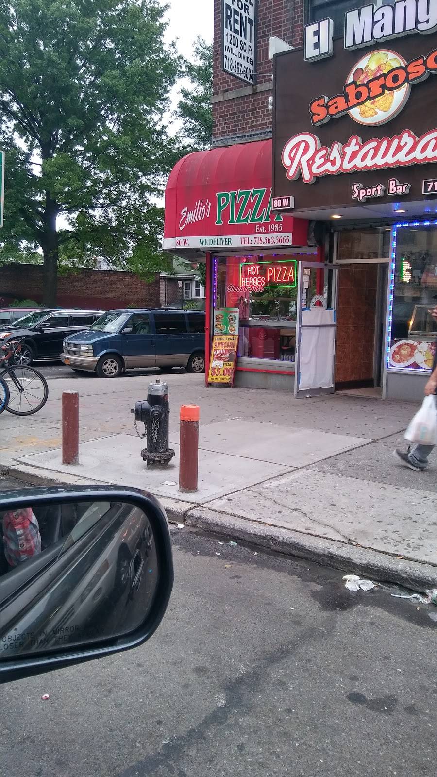 Emilios Pizza | restaurant | 80 W Kingsbridge Rd # 101, Bronx, NY 10468, USA | 7185633665 OR +1 718-563-3665