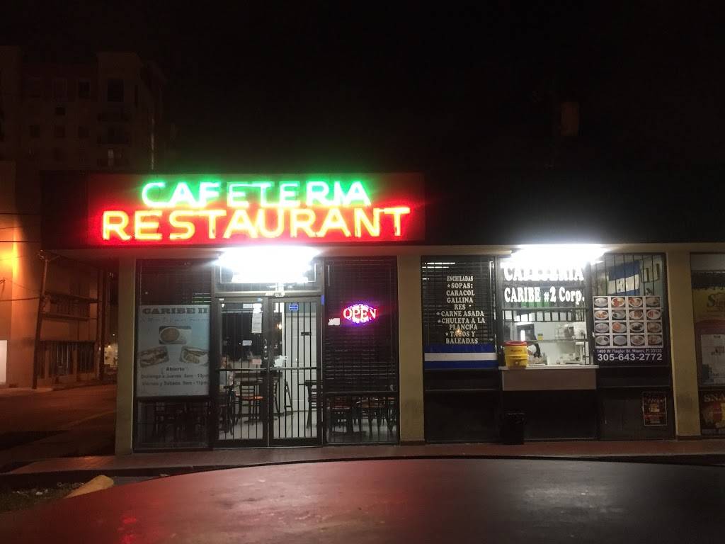 Cafeteria Caribe II Corporation | restaurant | 1400 W Flagler St, Miami, FL 33135, USA | 3056432772 OR +1 305-643-2772