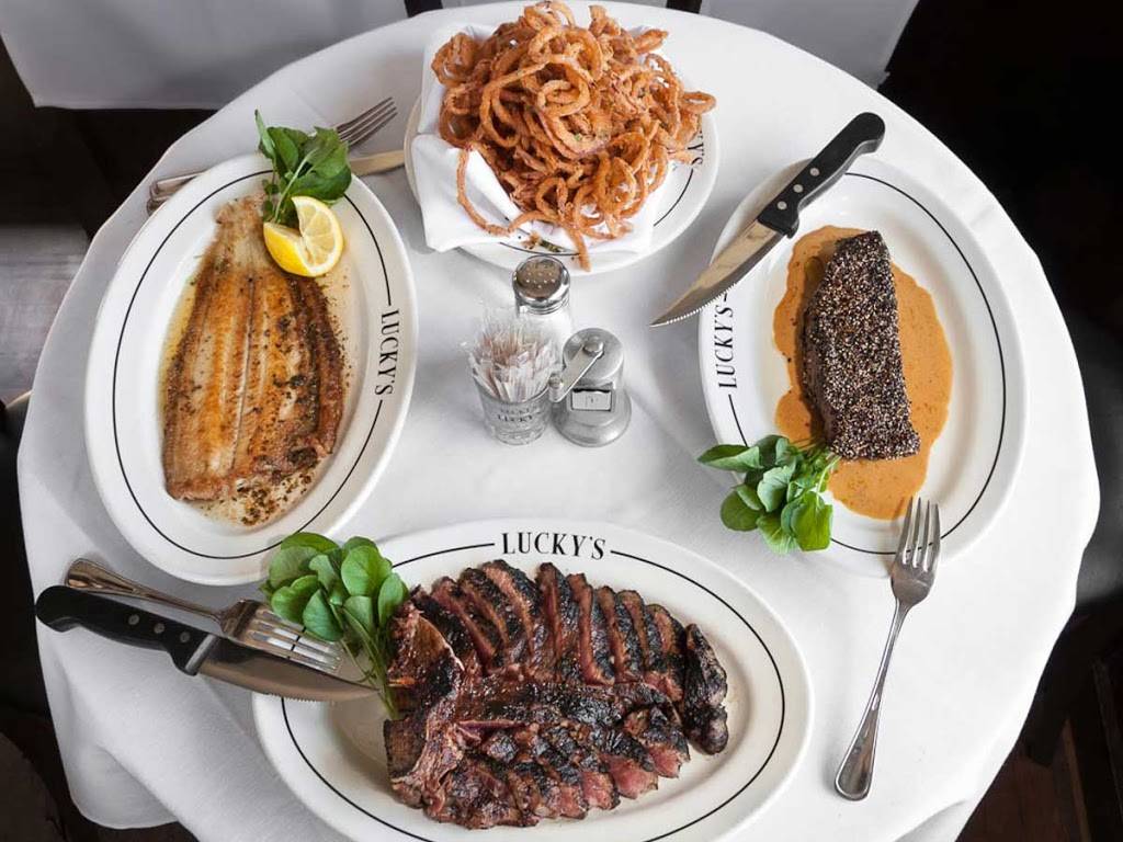 Luckys | restaurant | 1279 Coast Village Rd, Montecito, CA 93108, USA | 8055657540 OR +1 805-565-7540