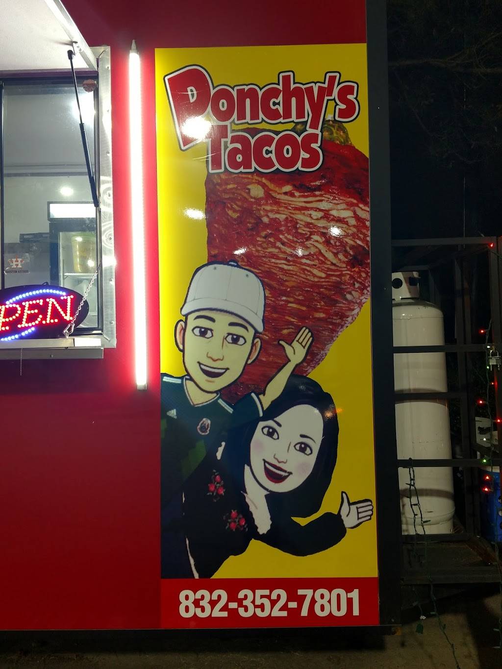 Ponchys Tacos | restaurant | 16911 Old Louetta Rd, Houston, TX 77070, USA | 8327924786 OR +1 832-792-4786