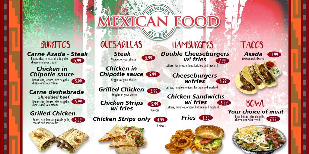 Delicious Mexican food all day | restaurant | 5401 Winner Rd, Kansas City, MO 64127, USA | 8168728208 OR +1 816-872-8208