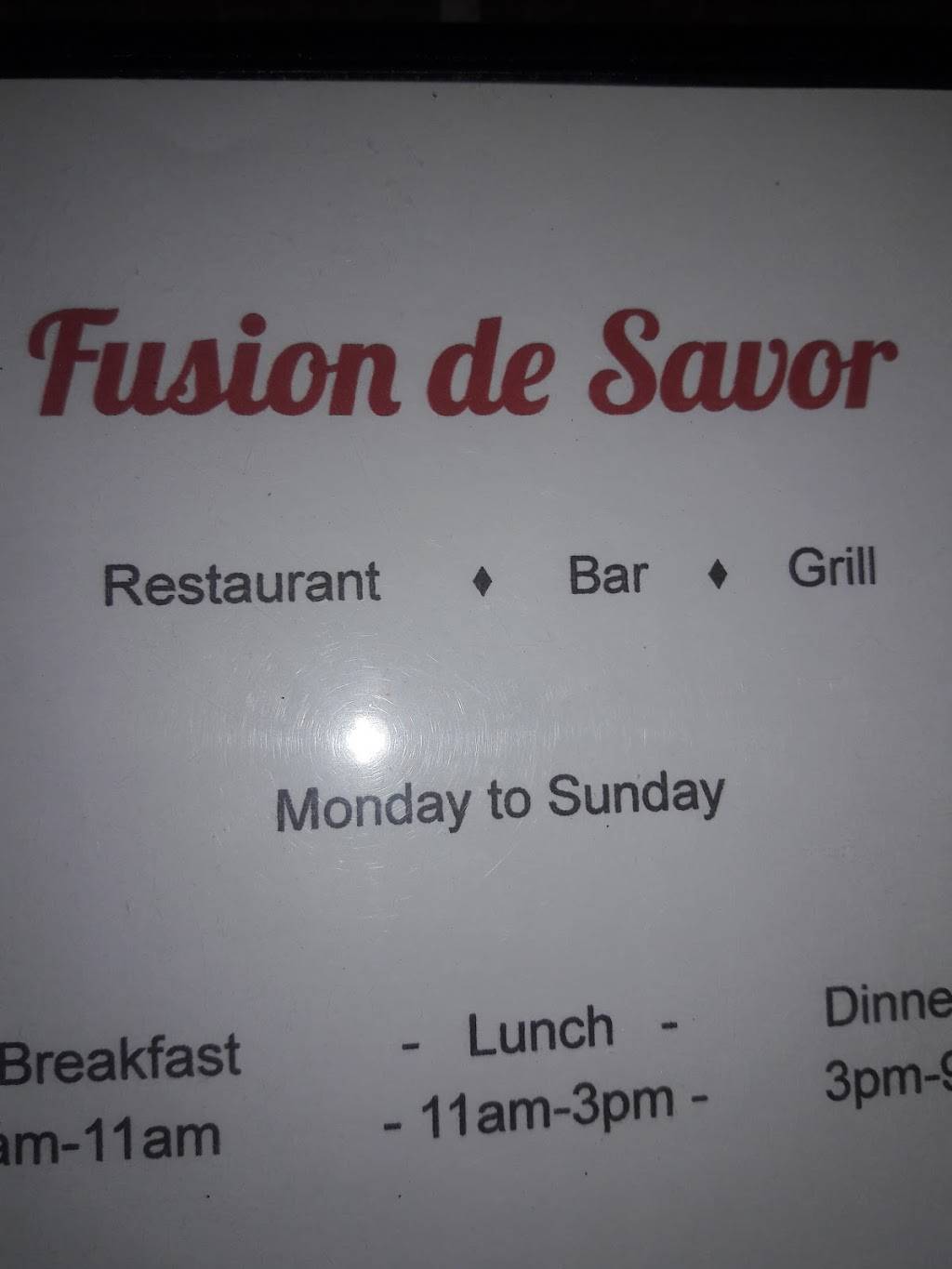 Fusion De Savor | restaurant | 842 4th St, San Rafael, CA 94901, USA | 4159658170 OR +1 415-965-8170