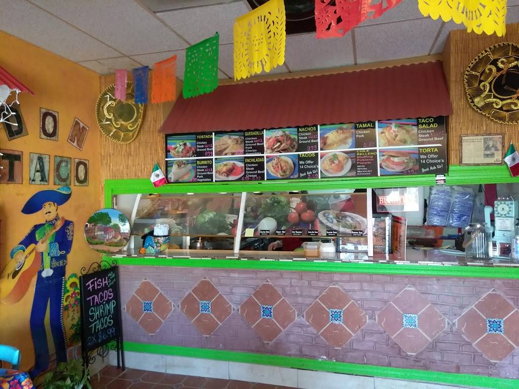 Don Taco Mexican Restaurant | restaurant | 672 E Tarpon Ave, Tarpon Springs, FL 34689, USA | 7279405843 OR +1 727-940-5843