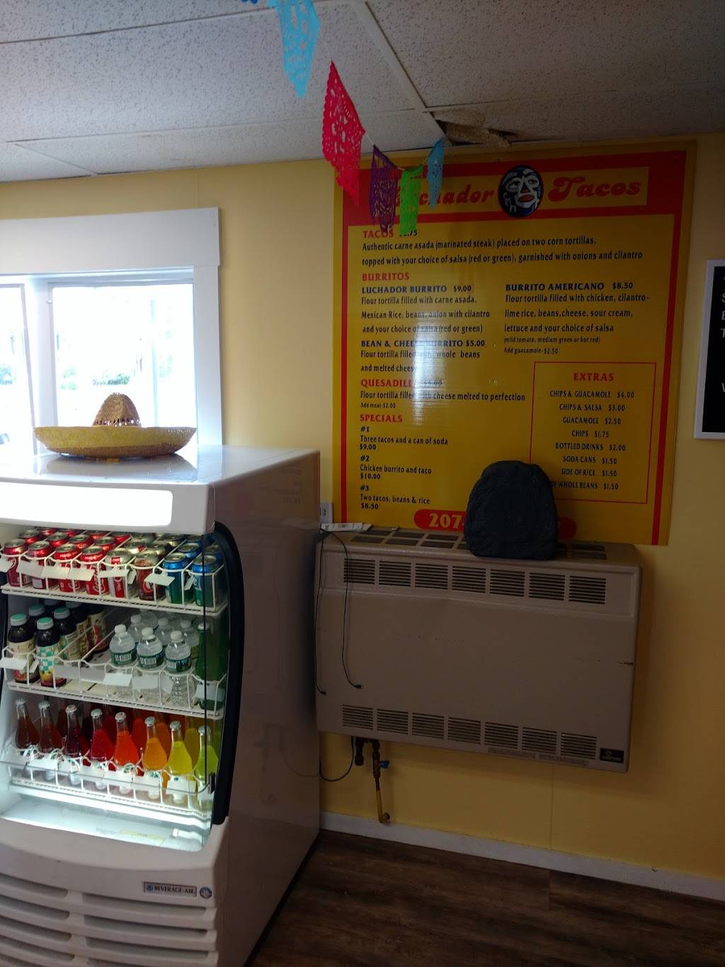 Luchador Tacos | restaurant | 3 Nichol St, South Paris, ME 04281, USA | 2074610207 OR +1 207-461-0207