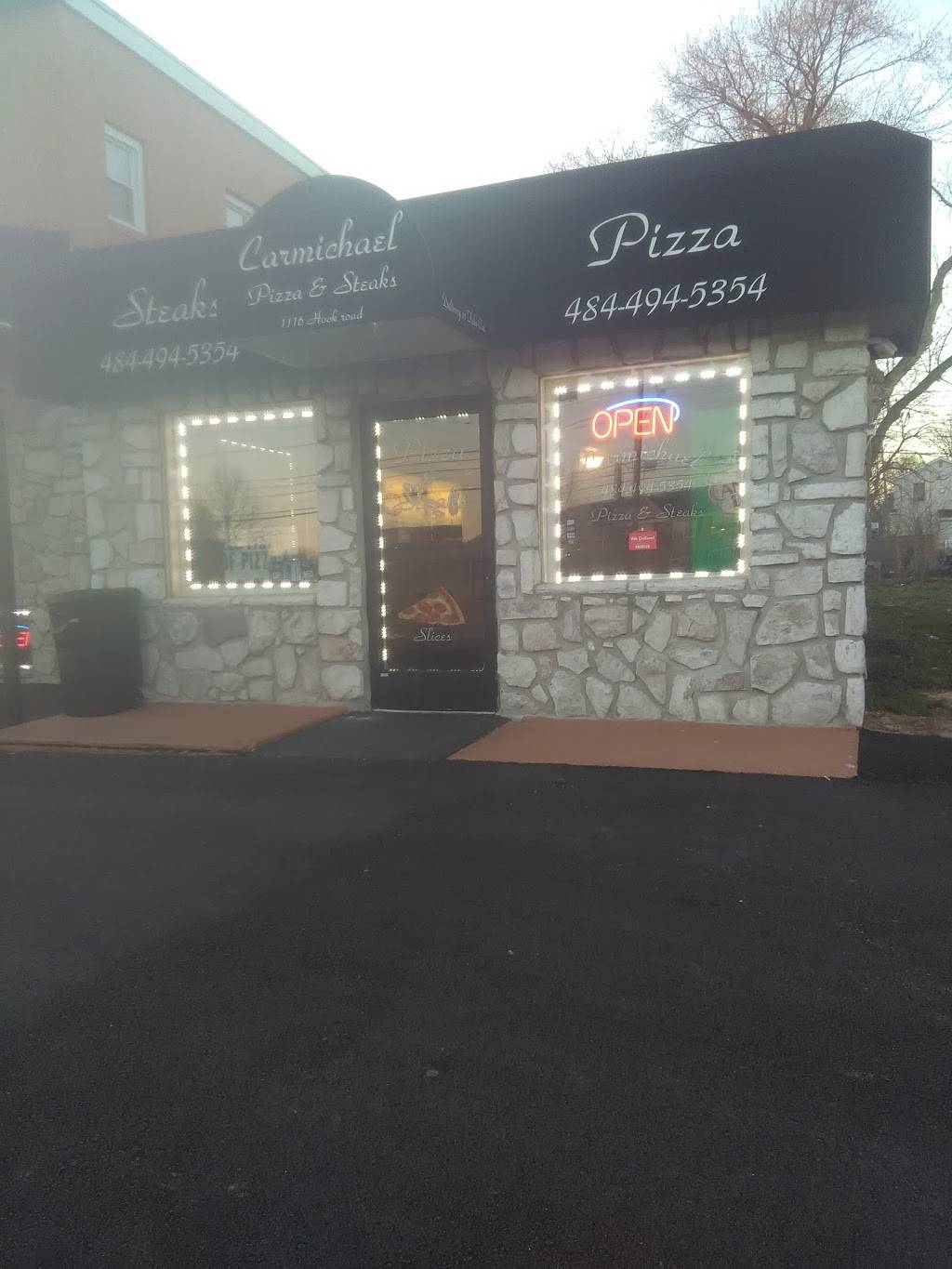 Carmichael Pizza & Steaks | restaurant | 1116 Hook Rd, Sharon Hill, PA 19079, USA | 4844945354 OR +1 484-494-5354