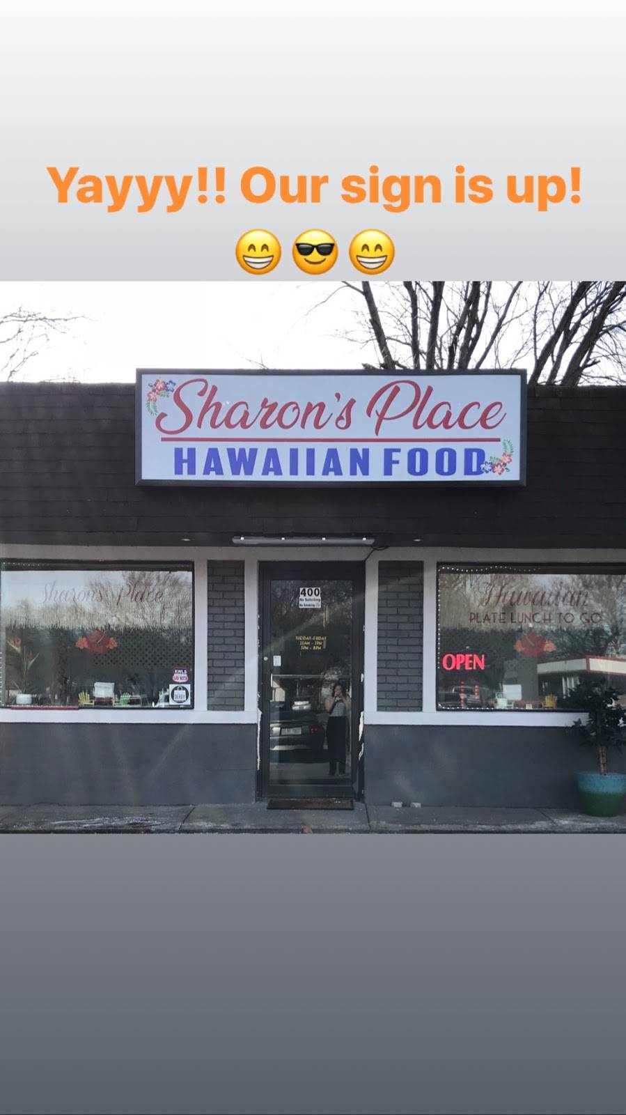 Sharons Place Hawaiian Food | restaurant | 141 E Kay St Suite #400, Derby, KS 67037, USA | 3166800850 OR +1 316-680-0850
