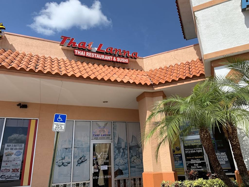 Thai Lana and Sushi | restaurant | 10022 Cross Creek Blvd, Tampa, FL 33647, USA | 8139910108 OR +1 813-991-0108