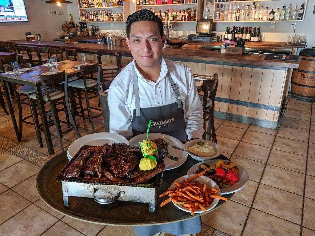 Grazianos Restaurant Bird Rd | restaurant | 9227 SW 40th St, Miami, FL 33165, USA | 3052250008 OR +1 305-225-0008