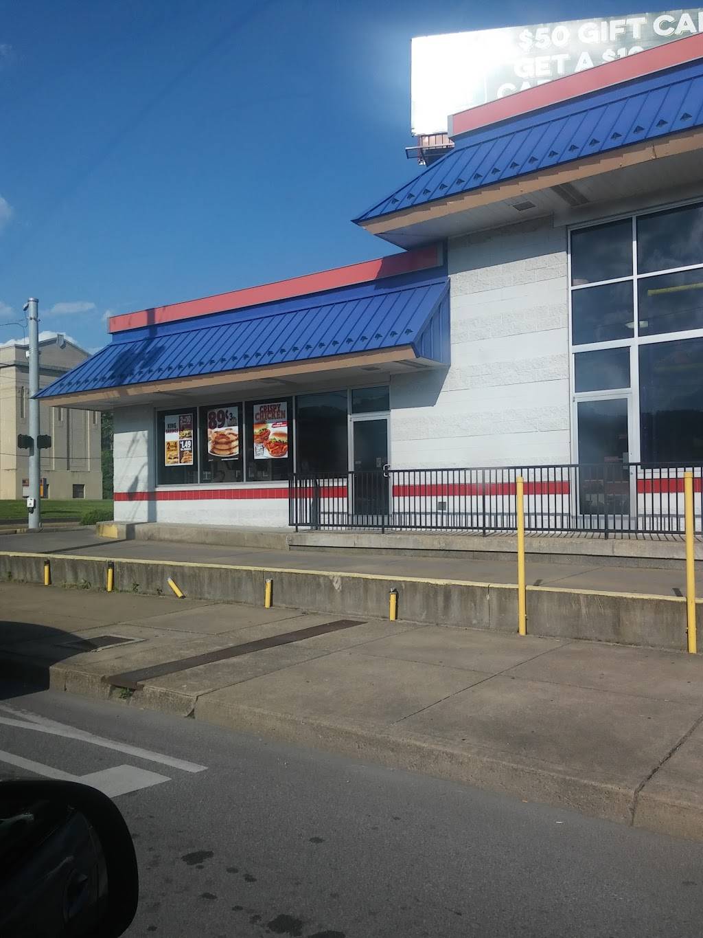 Burger King | restaurant | 104 Zane St, Wheeling, WV 26003, USA | 3042338813 OR +1 304-233-8813