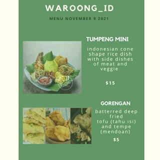 waroong_Id | restaurant | 2730 Timberly Dr apt 1B, Indianapolis, IN 46220, USA | 8453094563 OR +1 845-309-4563