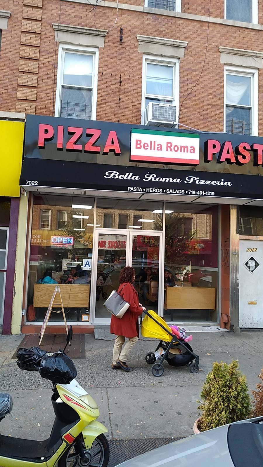 Bella Roma Pizza & Pasta | meal delivery | 7022 3rd Ave, Brooklyn, NY 11209, USA | 7184911219 OR +1 718-491-1219