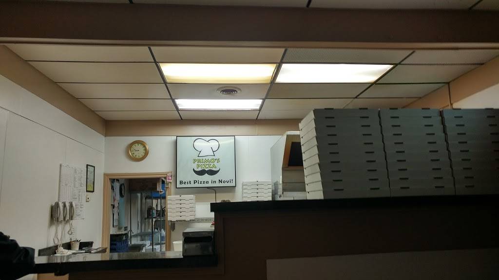 Primos Pizza | restaurant | 24330 Meadowbrook Rd, Novi, MI 48375, USA | 2484785500 OR +1 248-478-5500