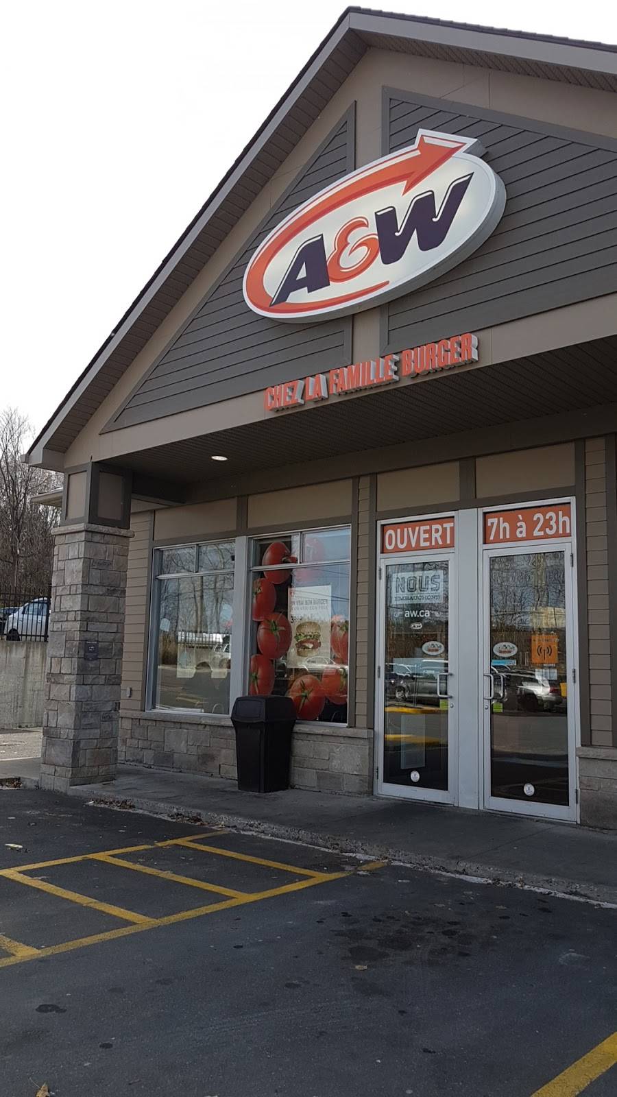 A&W Canada | restaurant | 2665, côte Saint-Charles St-Lazare, Hudson, QC J7T 2H8, Canada | 4504580438 OR +1 450-458-0438