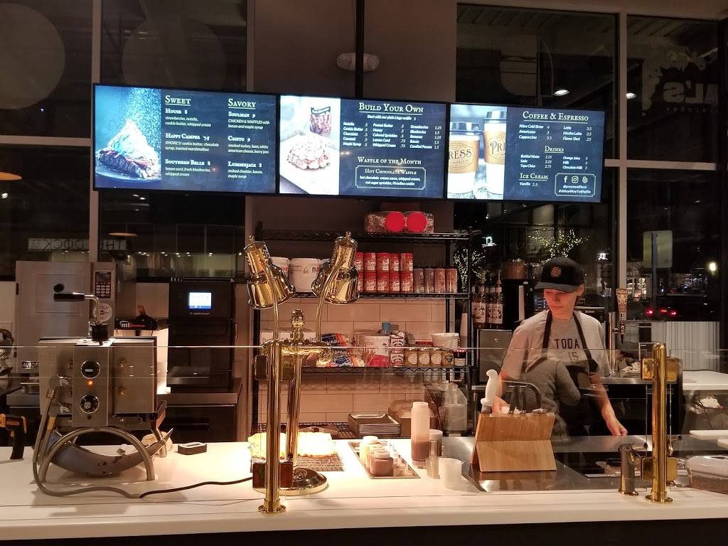 Press Waffle Co. | restaurant | Foodhall at Crockett Row, 3000 Crockett St, Fort Worth, TX 76107, USA | 8173504818 OR +1 817-350-4818