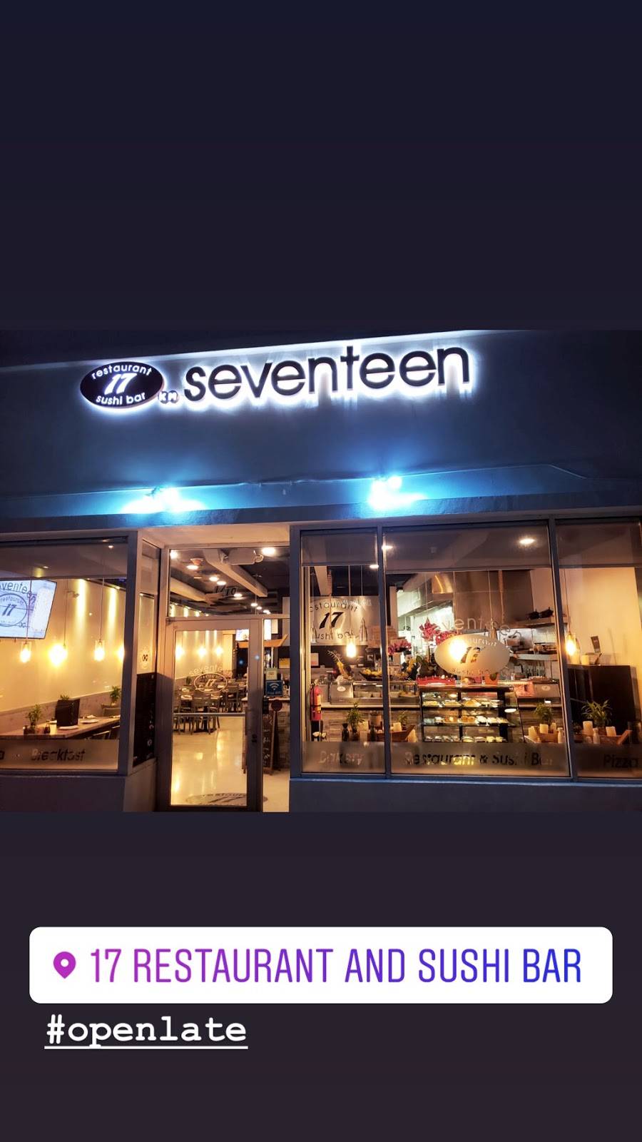 Seventeen Restaurant and Sushi bar | restaurant | 1710 Alton Rd, Miami Beach, FL 33139, USA | 3056720565 OR +1 305-672-0565