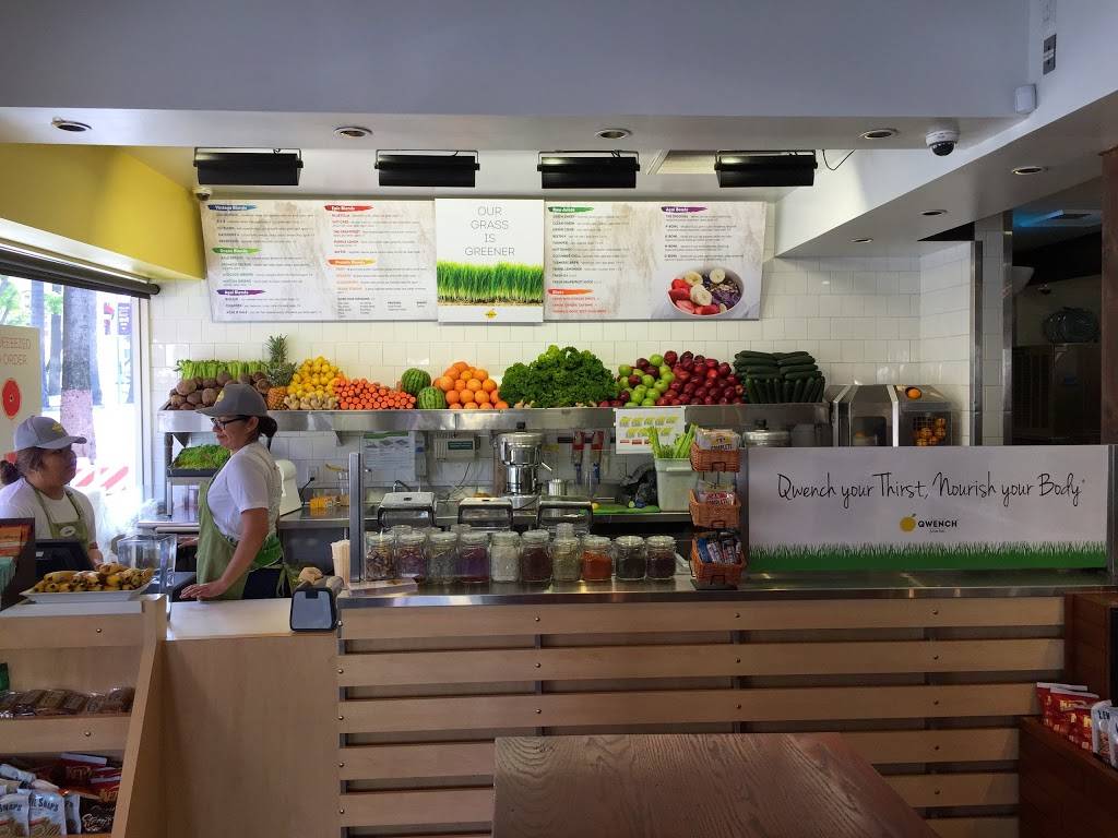 Qwench Juice Bar | restaurant | 6848 Sunset Blvd, Los Angeles, CA 90028, USA | 3234698825 OR +1 323-469-8825