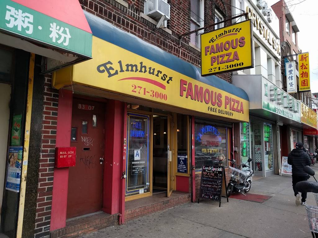 Elmhurst Famous Pizza | meal delivery | 8307 Broadway, Queens, NY 11373, USA | 7182713000 OR +1 718-271-3000
