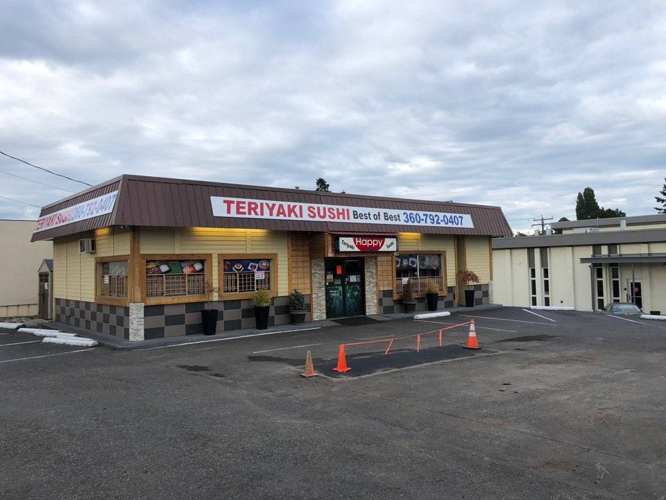 Happy Teriyaki & Sushi | restaurant | 844 6th St, Bremerton, WA 98337, USA | 3607920407 OR +1 360-792-0407