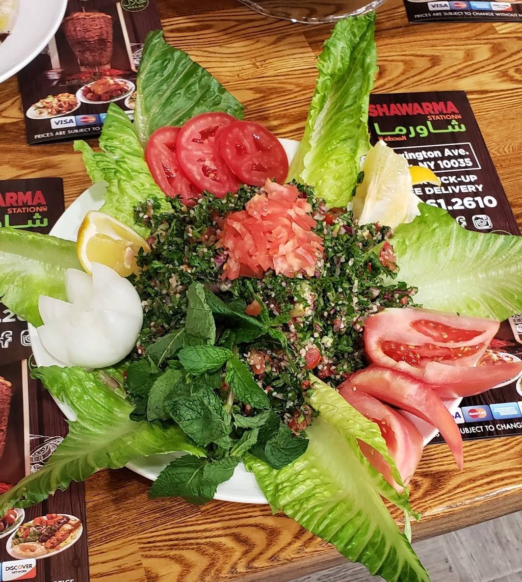 Shawarma station | restaurant | 2085 Lexington Ave, New York, NY 10035, USA | 9172612610 OR +1 917-261-2610