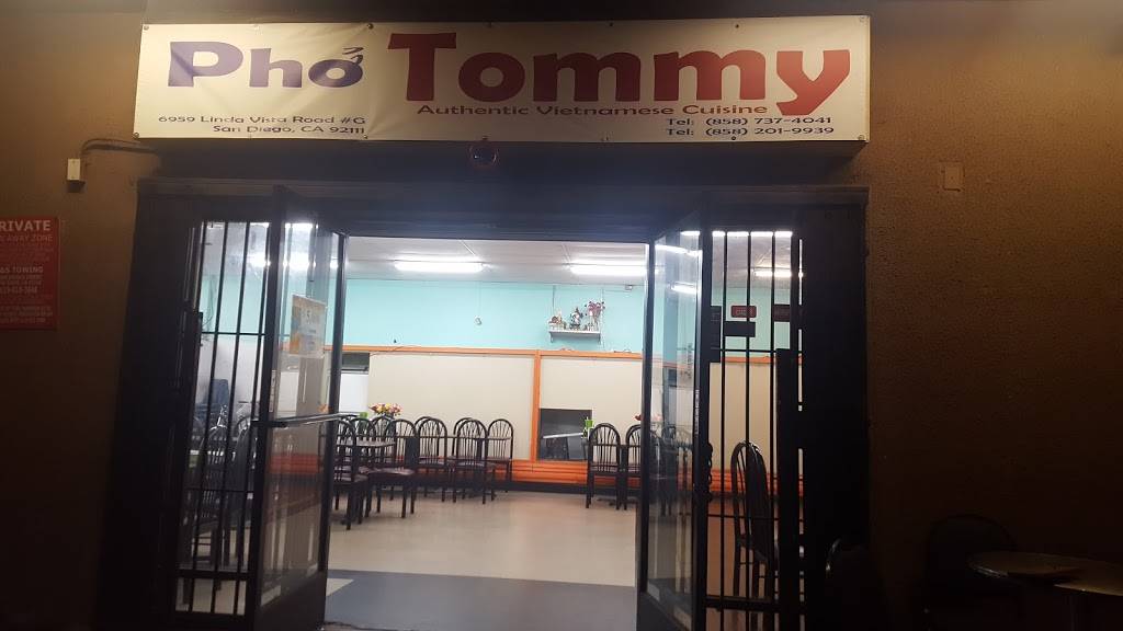 Pho Tommy | restaurant | 6959 Linda Vista Rd, San Diego, CA 92111, USA | 8587374041 OR +1 858-737-4041