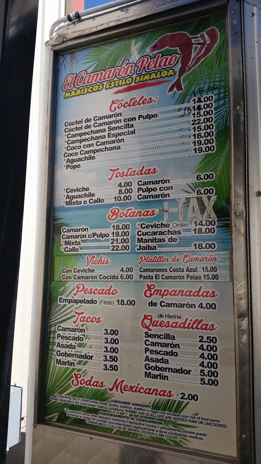 Tacos Y Mariscos El Camaron Pelao | restaurant | 4224 W Indian School Rd, Phoenix, AZ 85019, USA | 6025151742 OR +1 602-515-1742