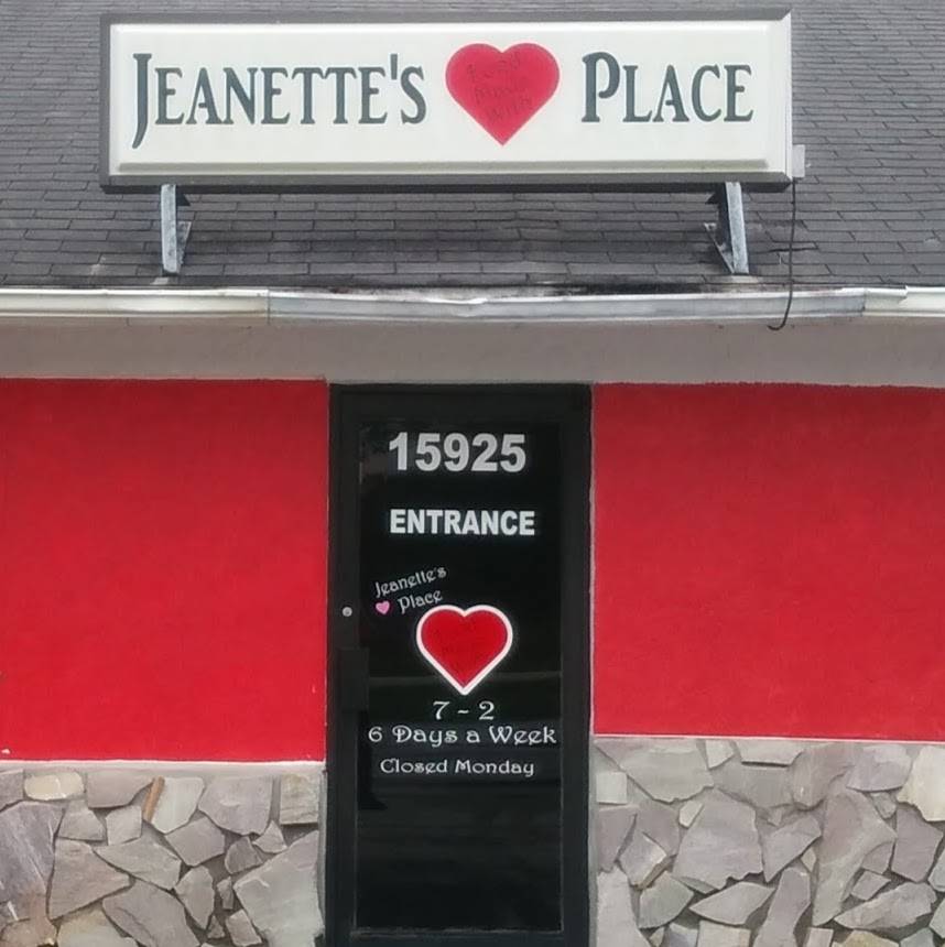 Jeanettes Place | restaurant | 15925 Little Ranch Rd, Shady Hills, FL 34610, USA | 3523460092 OR +1 352-346-0092