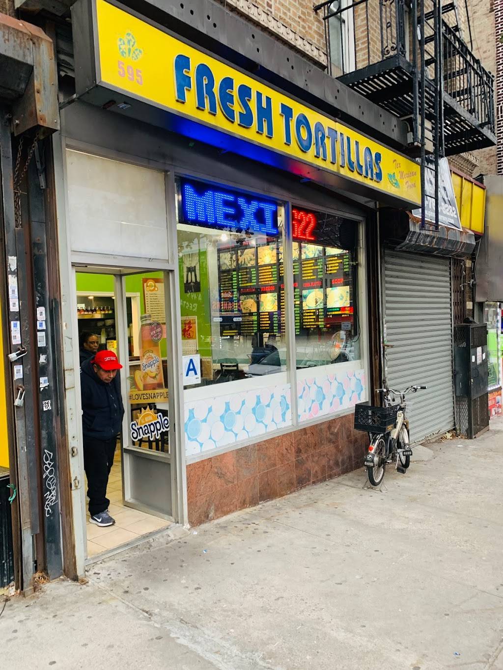 Fresh Tortillas | restaurant | 595 W 207th St, New York, NY 10034, USA | 2129425729 OR +1 212-942-5729