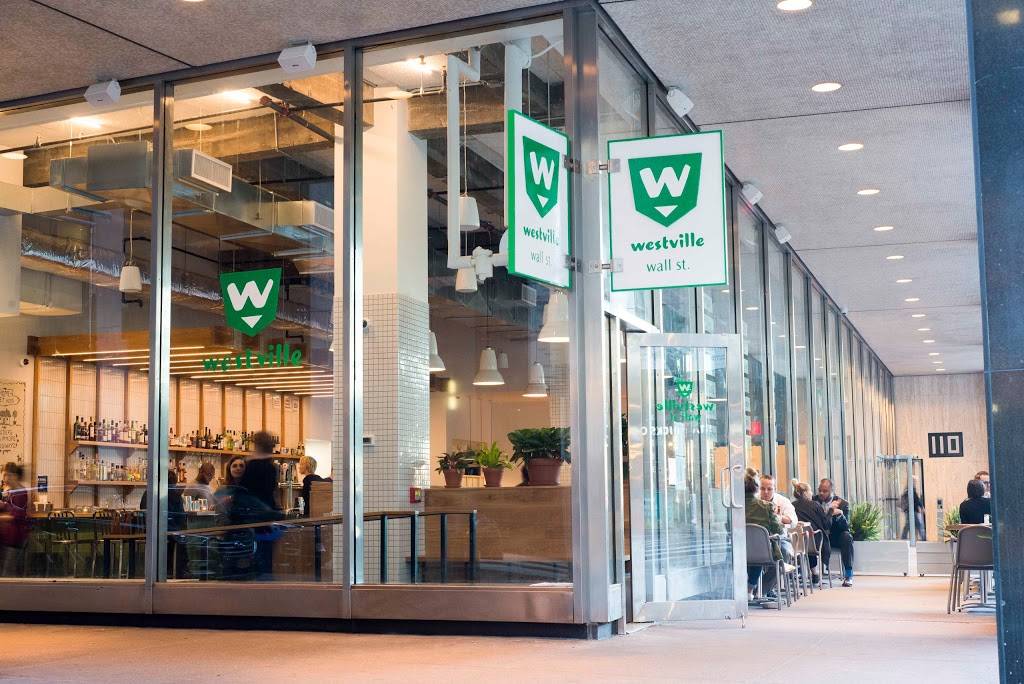 Westville | restaurant | 110 Wall St, New York, NY 10005, USA | 2127414780 OR +1 212-741-4780