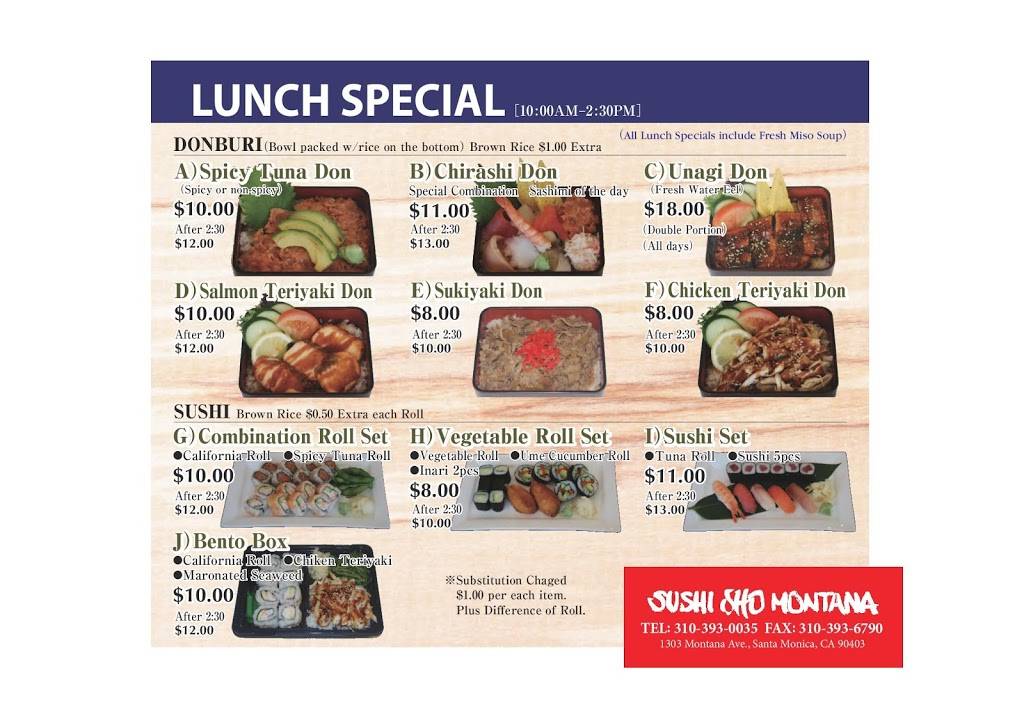 Sushi Sho | restaurant | 1303 Montana Ave, Santa Monica, CA 90403, USA | 3103930035 OR +1 310-393-0035