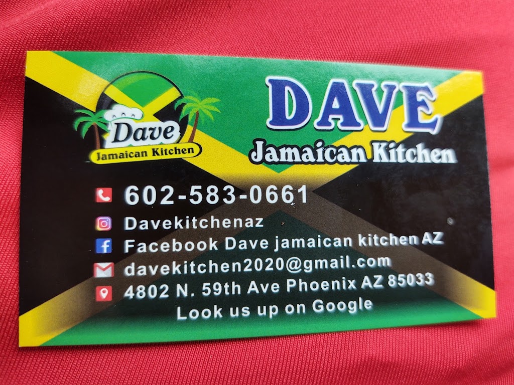 Dave Jamaican Kitchen | restaurant | S 67th Ave &, W Lower Buckeye Rd, Phoenix, AZ 85043, USA | 6025830661 OR +1 602-583-0661