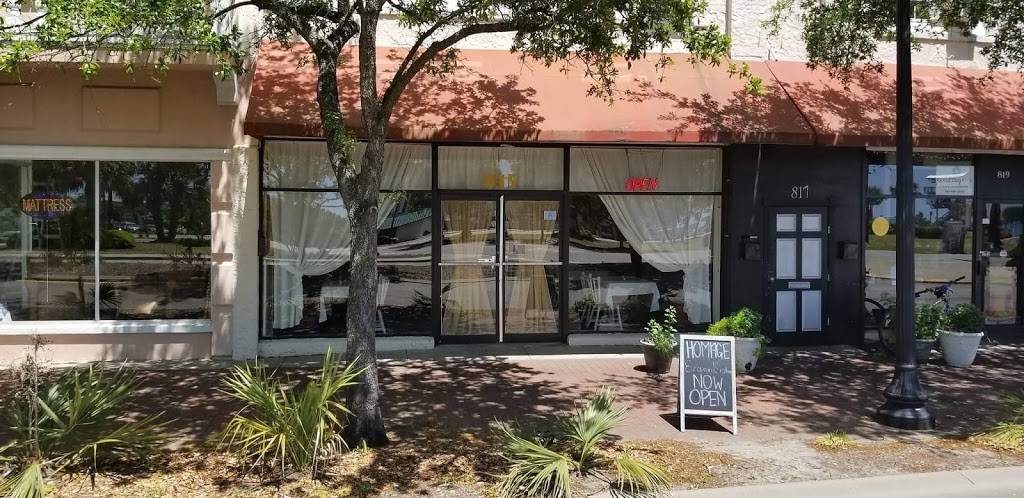 Homage European Bistro | restaurant | 3871, 815 Main St, Myrtle Beach, SC 29577, USA | 8434448366 OR +1 843-444-8366