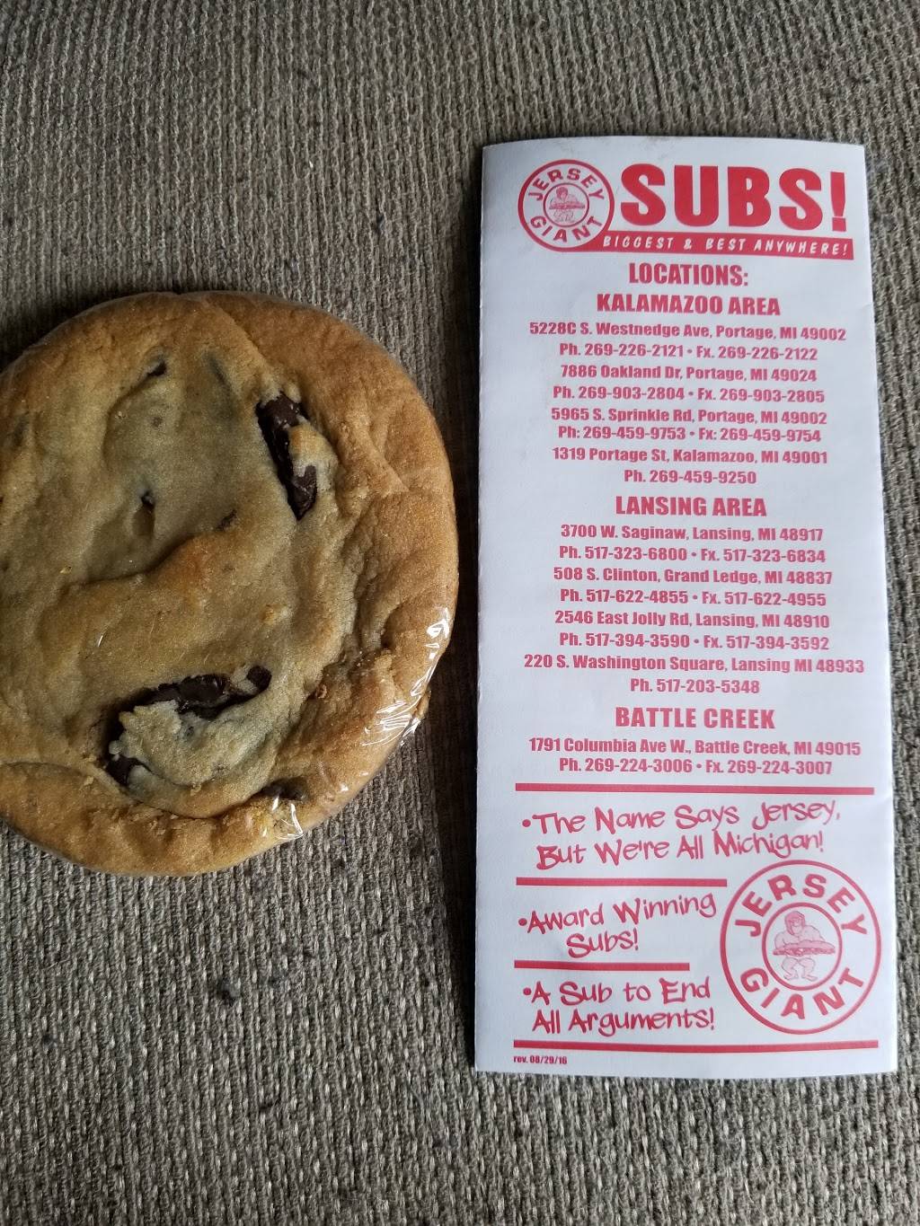 Jersey Giant SUBS! | restaurant | 1319 Portage Street, Kalamazoo, MI 49001, USA | 2694599250 OR +1 269-459-9250