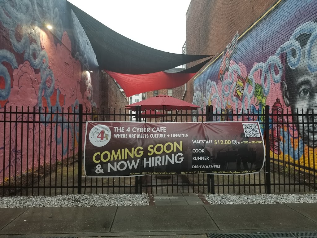 The 4 Cyber Cafe | restaurant | 4 W Broad St, Richmond, VA 23220, USA | 8044473977 OR +1 804-447-3977