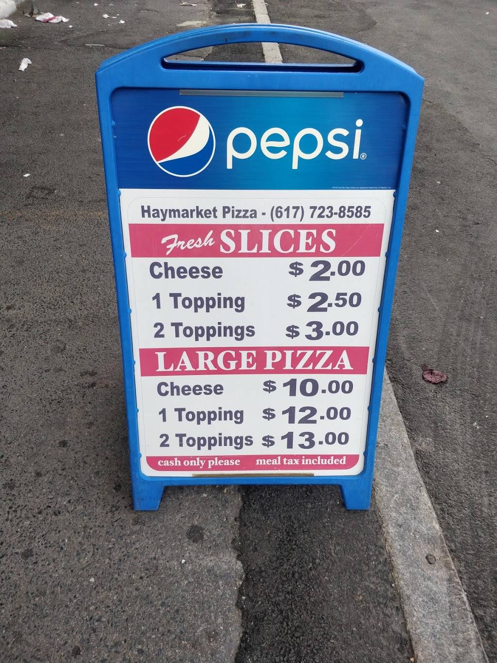 Haymarket Pizza | restaurant | 106 Blackstone St, Boston, MA 02109, USA | 6177238585 OR +1 617-723-8585