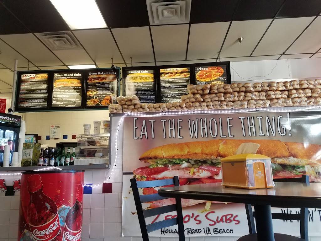 Zeros Subs - Holland Road | restaurant | 4312 Holland Road, Virginia Beach, VA 23452, USA | 7574987827 OR +1 757-498-7827