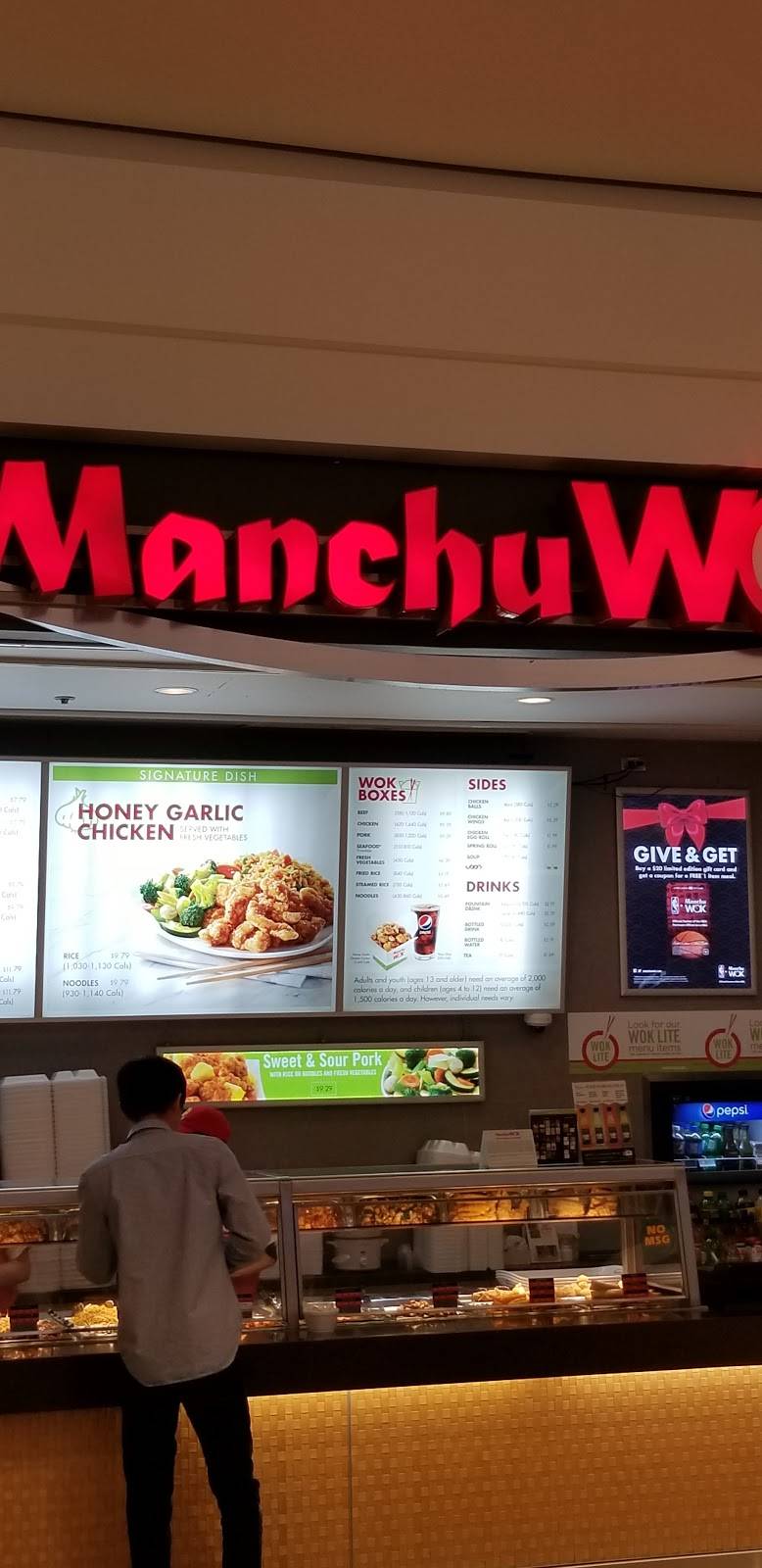 Manchu Wok | restaurant | 9350 Yonge St #004, Richmond Hill, ON L4C 5G2, Canada | 4162377681 OR +1 416-237-7681