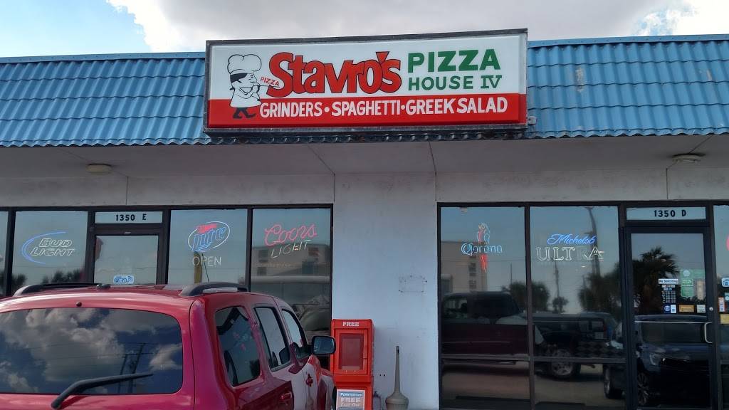 Stavros Pizza House | restaurant | 1350 Ocean Shore Blvd, Ormond Beach, FL 32176, USA | 3864410003 OR +1 386-441-0003