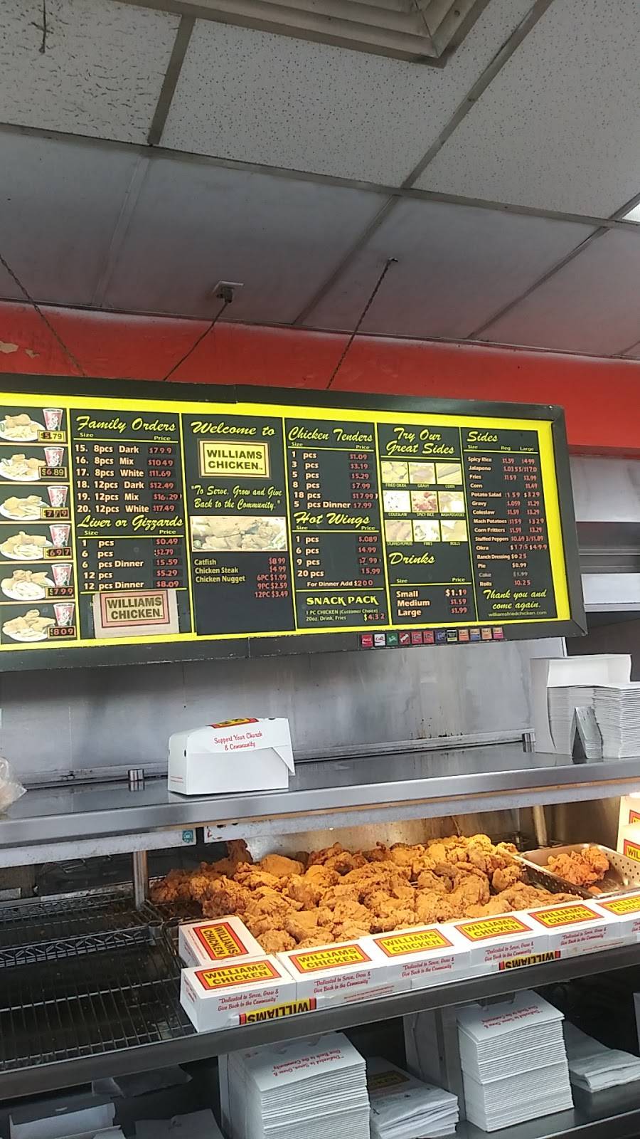 Williams Fried Chicken | restaurant | 1212 W Kiest Blvd, Dallas, TX 75224, USA | 2143723711 OR +1 214-372-3711