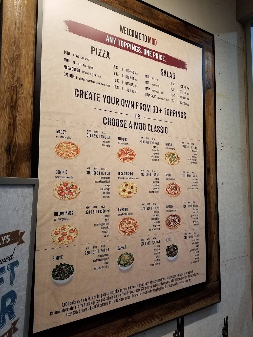 MOD Pizza | restaurant | 2200 Market Pl Dr, Monterey Park, CA 90640, USA | 3235974402 OR +1 323-597-4402