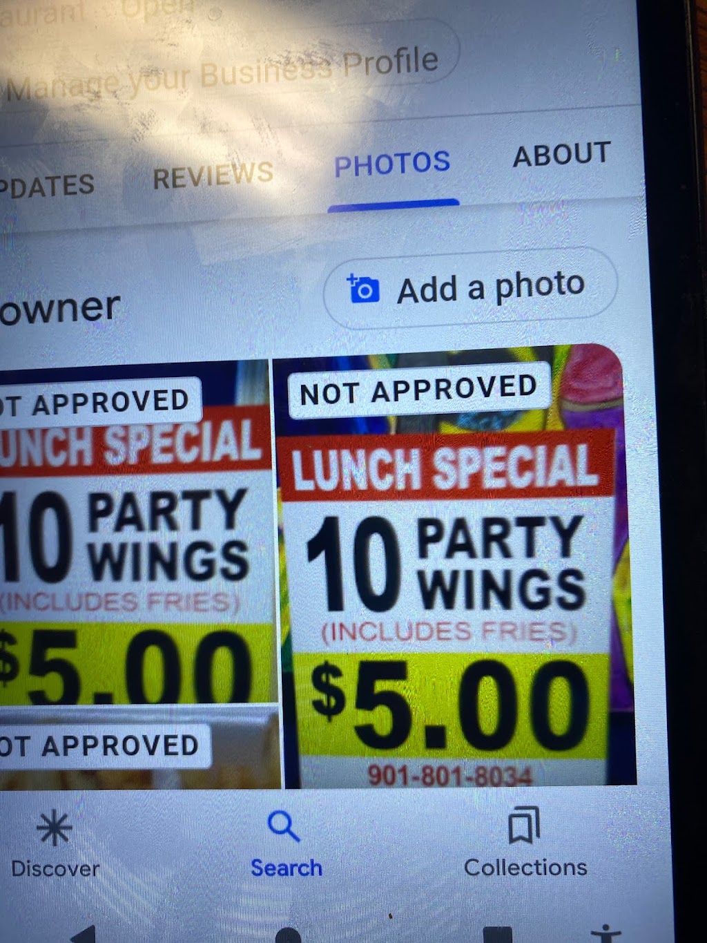 Wing Topic | restaurant | 3616 Austin Peay Hwy, Memphis, TN 38128, USA | 9018018034 OR +1 901-801-8034