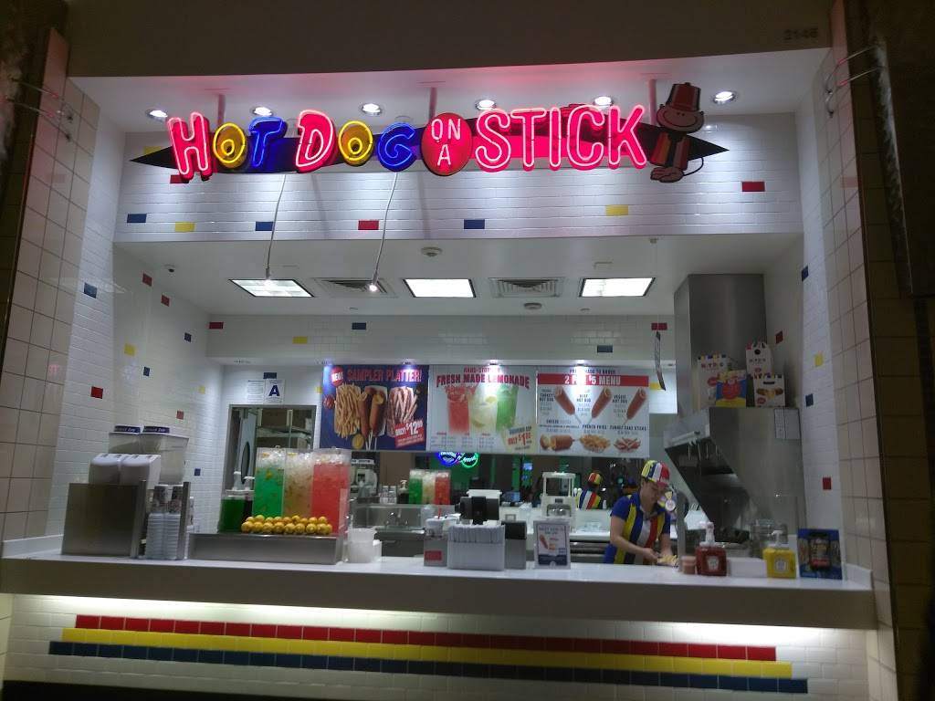 Hot Dog on a Stick | restaurant | 22500 Town Cir #2145, Moreno Valley, CA 92553, USA | 9516560538 OR +1 951-656-0538