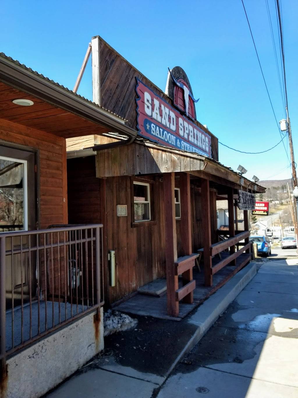 Sand Springs Saloon & Steakhouse | restaurant | 188 W Main St, Frostburg, MD 21532, USA | 3016898085 OR +1 301-689-8085
