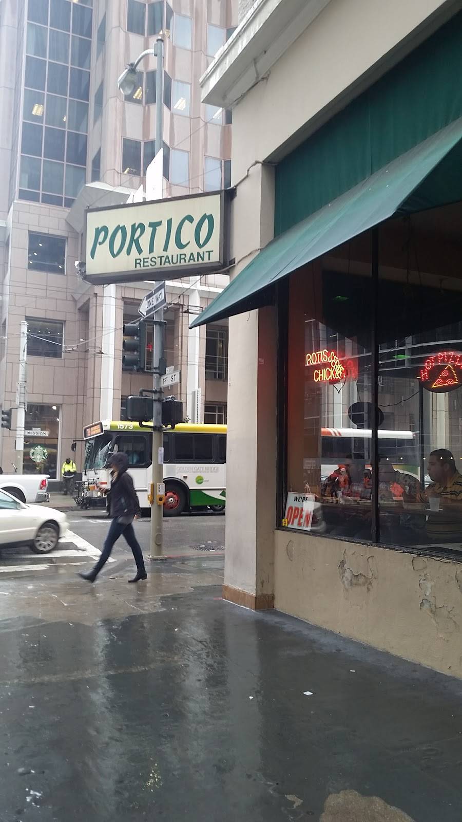 Portico Restaurant | restaurant | 98 1st St, San Francisco, CA 94105, USA | 4157779933 OR +1 415-777-9933