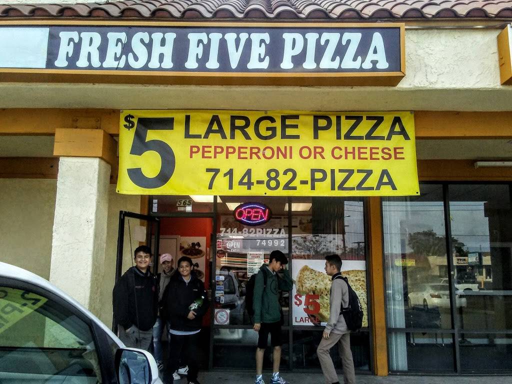 Fresh Five Pizza | meal takeaway | 565 S Knott Ave, Anaheim, CA 92804, USA | 7148332239 OR +1 714-833-2239