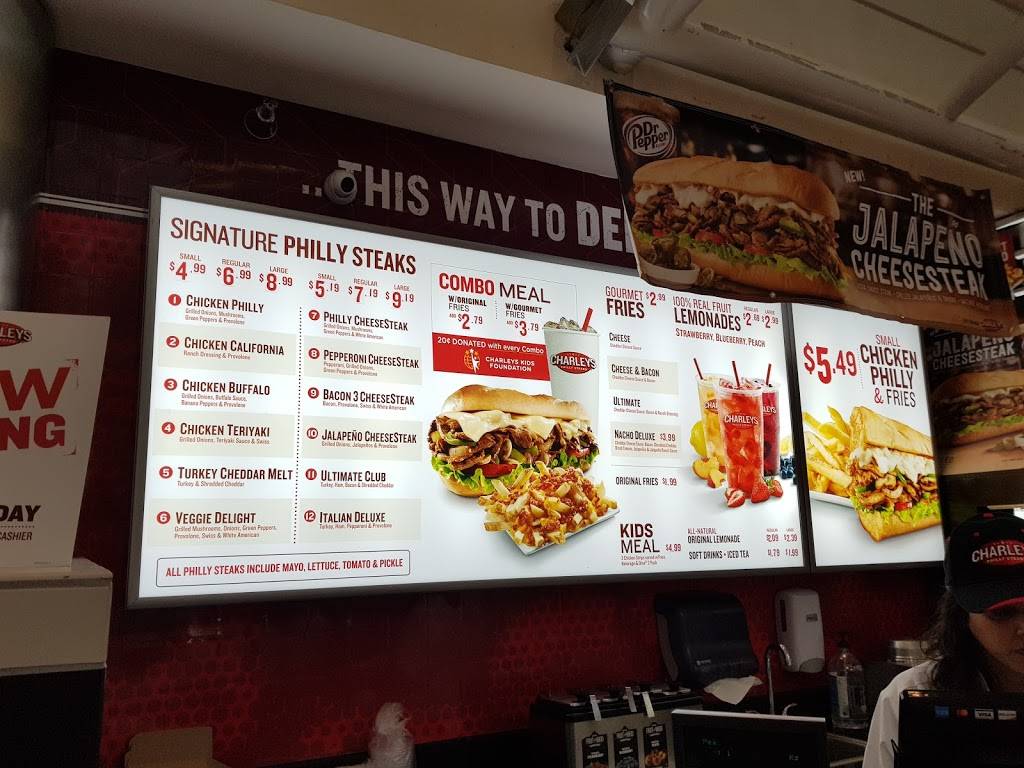 Charleys Philly Steaks | restaurant | 2501 W Memorial Rd Suite 9, Oklahoma City, OK 73134, USA | 4057487276 OR +1 405-748-7276
