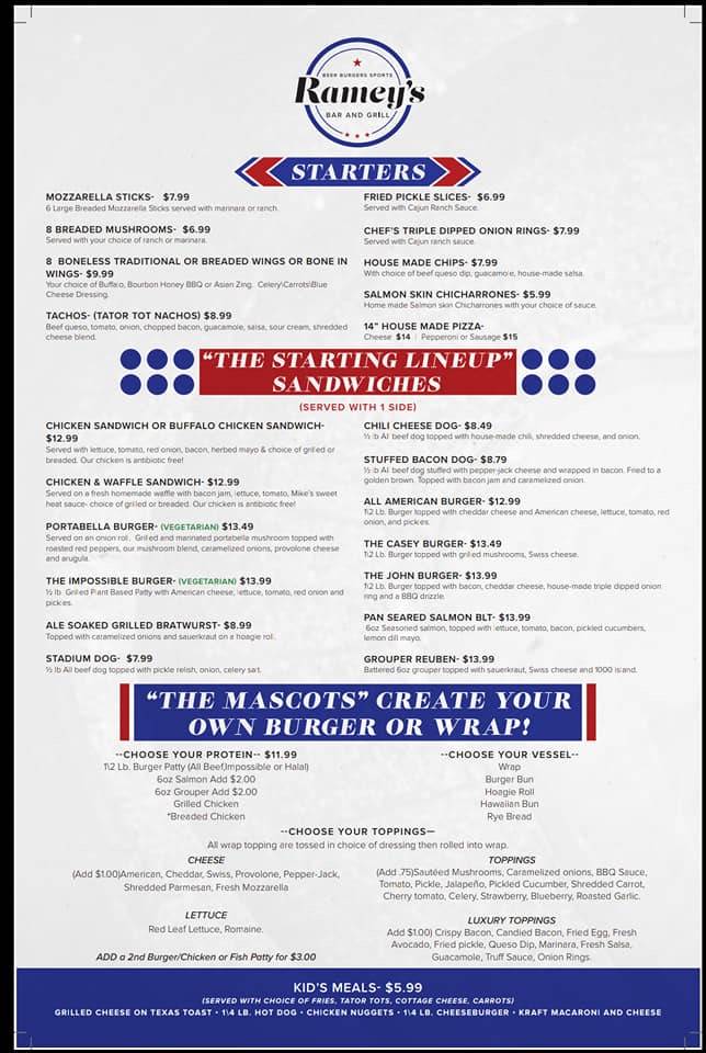 Ramey’s Bar and Grill | restaurant | 2370 Fountain Square Dr, Lombard, IL 60148, USA | 6308702172 OR +1 630-870-2172