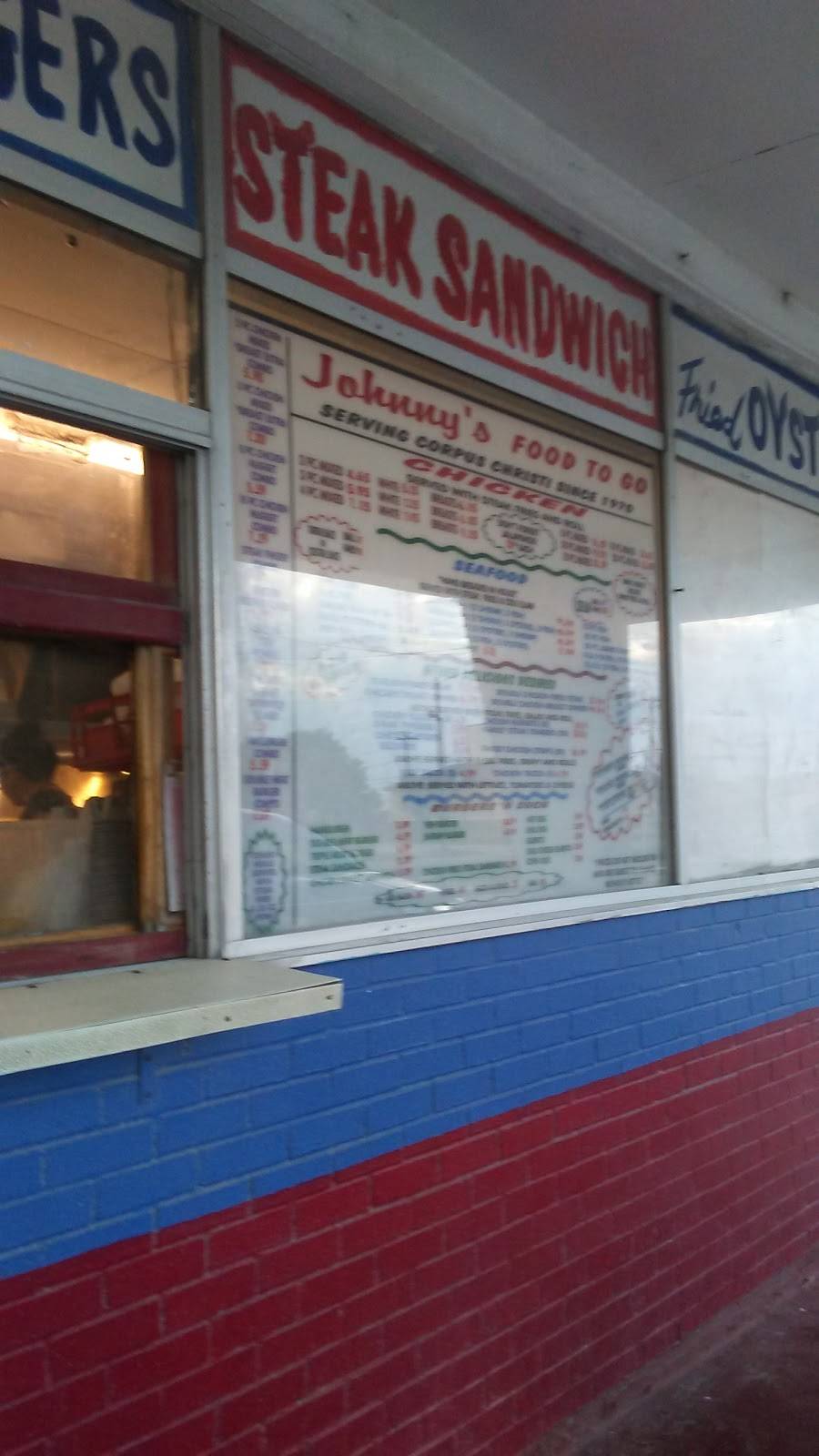 Johnnys Food To Go | restaurant | 521 Old Robstown Rd, Corpus Christi, TX 78408, USA | 3618837704 OR +1 361-883-7704