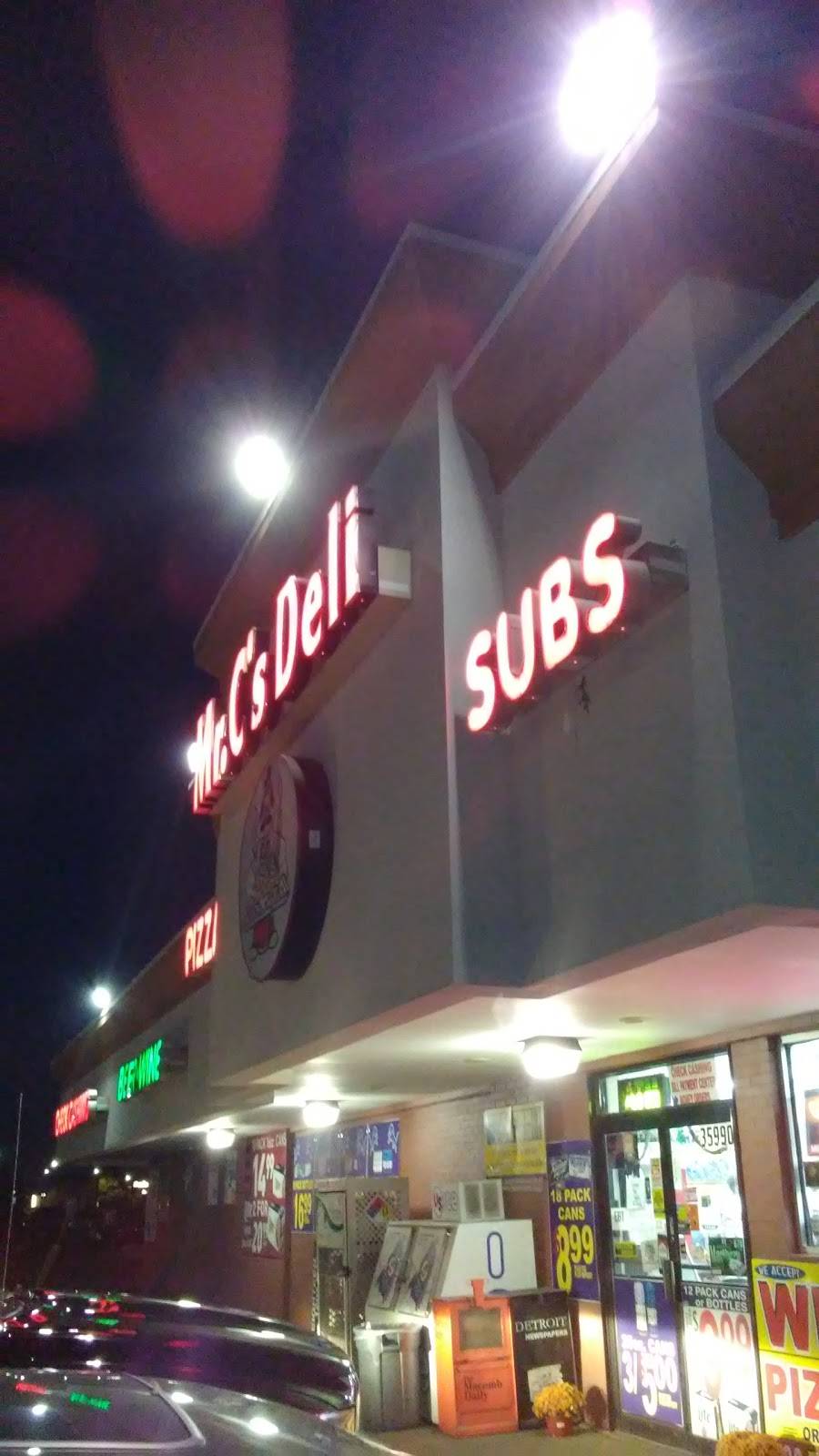 Mr Cs Deli & Pizza | restaurant | 35990 S Gratiot Ave, Clinton Twp, MI 48035, USA | 5867926270 OR +1 586-792-6270