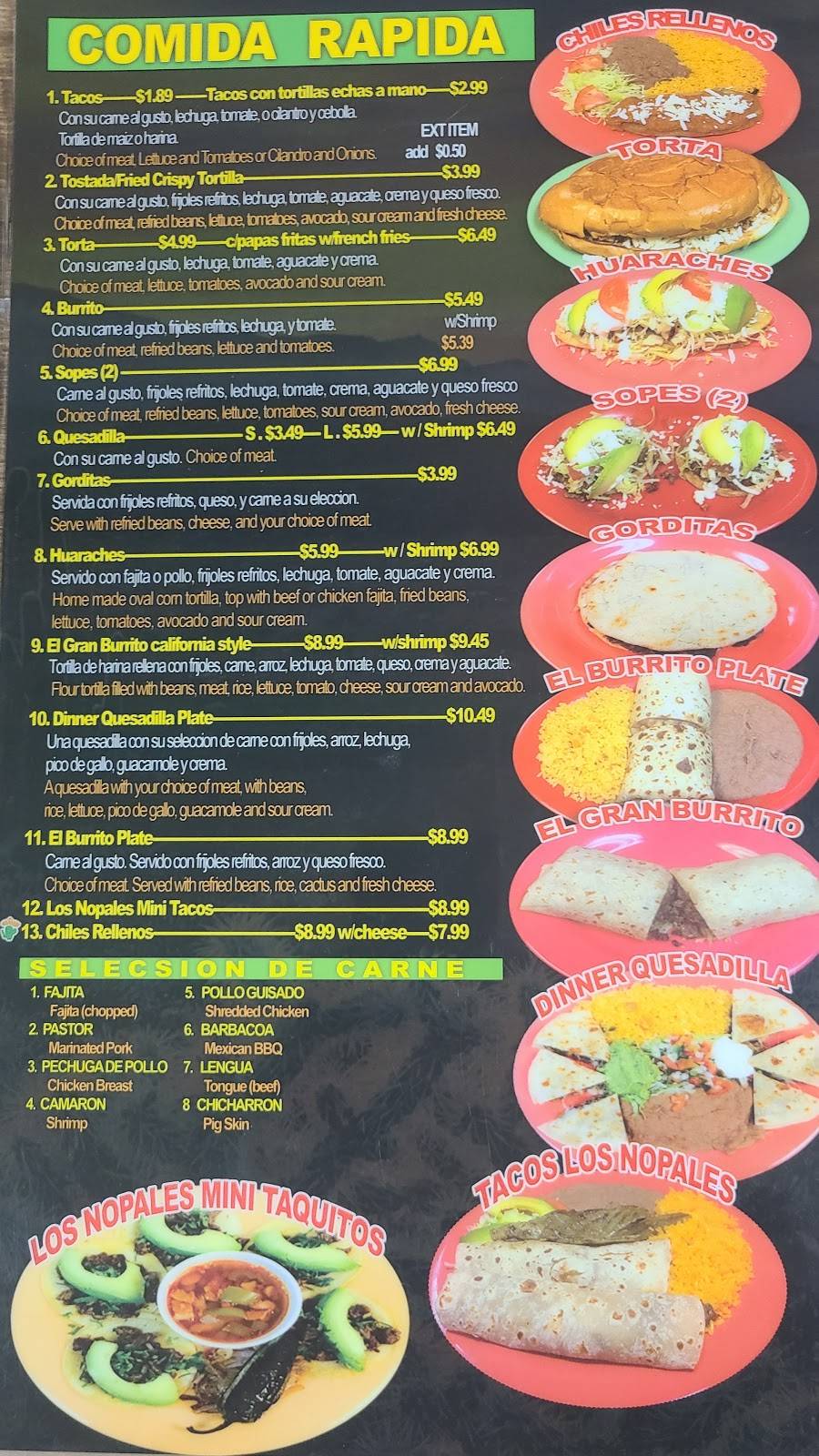 Taqueria los nopales | restaurant | 12303 Bissonnet St, Houston, TX 77099, USA | 2817414029 OR +1 281-741-4029