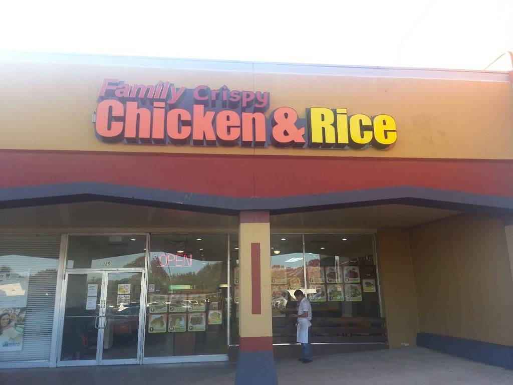 Family Crispy Chicken & Rice | restaurant | 10909 Webb Chapel Rd Ste 129, Dallas, TX 75229, USA | 9727070910 OR +1 972-707-0910